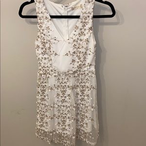 Alterd State white gold floral dress